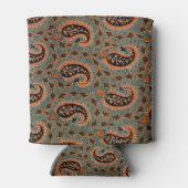 Oriental Persian , Turks paisleypatroon , tapijt Blikjeskoeler (Achterkant)