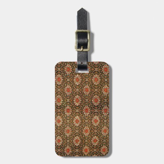 Oriental Persian , Turks Patroon Bagagelabel (Voorkant verticaal)