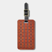 Oriental Persian Turks Patroon Bagagelabel (Voorkant verticaal)