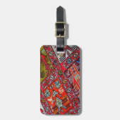 Oriental Persian , Turks Patroon , tapijt Bagagelabel (Voorkant verticaal)