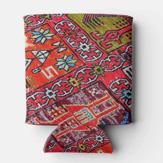 Oriental Persian , Turks Patroon , tapijt Blikjeskoeler (Achterkant)