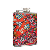 Oriental Persian , Turks Patroon , tapijt Heupfles (Rechts)