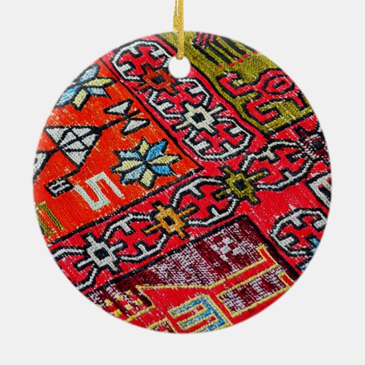 Oriental Persian , Turks Patroon , tapijt Keramisch Ornament (Achterkant)