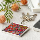 Oriental Persian , Turks Patroon , tapijt Sleutelhanger (Zijkant)