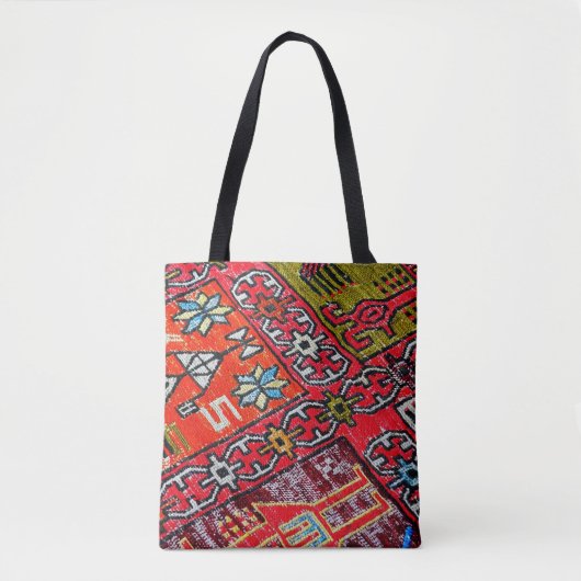 Oriental Persian , Turks Patroon , tapijt Tote Bag (Voorkant)