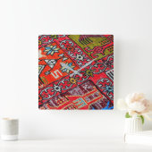 Oriental Persian , Turks Patroon , tapijt Vierkante Klok (Huis)