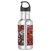 Oriental Persian , Turks Patroon , tapijt Waterfles (Achterkant)