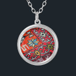 Oriental Persian , Turks Patroon , tapijt Zilver Vergulden Ketting<br><div class="desc">Antiek Perzisch patroon.</div>