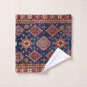 Oriental Persian Turks Rug Pattern Bad Handdoek (Wasdoekje)