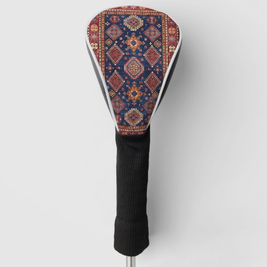 Oriental Persian Turks Rug Pattern Golfheadcover (Voorkant)