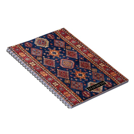 Oriental Persian Turks Rug Pattern , Lijst Notitieboek (Rechterzijde)