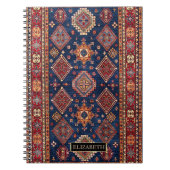 Oriental Persian Turks Rug Pattern , Lijst Notitieboek (Voorkant)