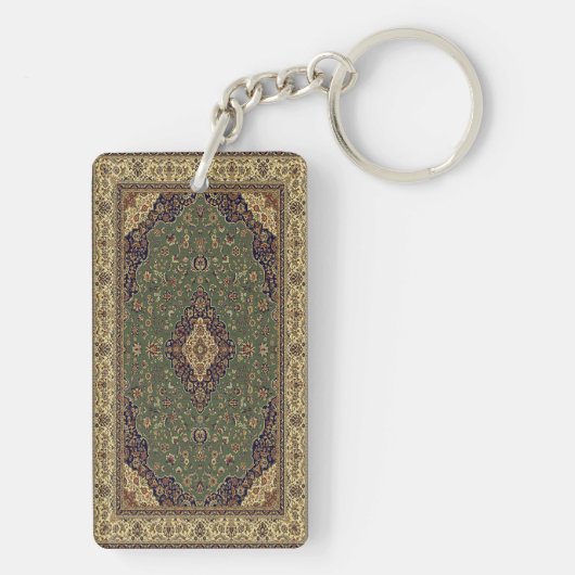 Oriental Persian Turks Rug Sleutelhanger (achterkant)