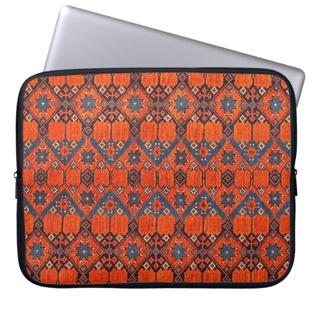 Oriental Persian Turks tapijt Laptop Sleeve (Voorkant)