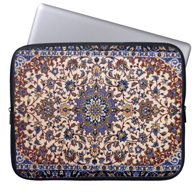 Oriental Persian Turks tapijt Laptop Sleeve (Voorkant)