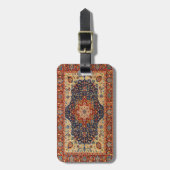 Oriental Persian Turks tapijt Patroon Bagagelabel (Voorkant verticaal)