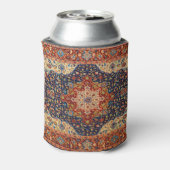 Oriental Persian Turks tapijt Patroon Blikjeskoeler (Blikje Achterkant)