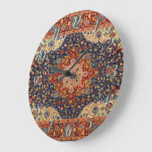 Oriental Persian Turks tapijt Patroon Grote Klok (Hoek)