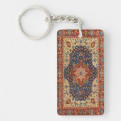 Oriental Persian Turks tapijt Patroon Sleutelhanger (Voorkant)