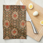 Oriental Persian Turks tapijt Theedoek (Quarter Fold)