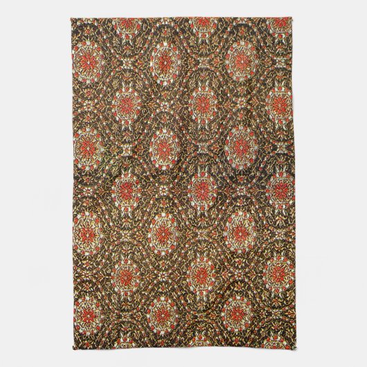 Oriental Persian Turks tapijt Theedoek (Verticaal)