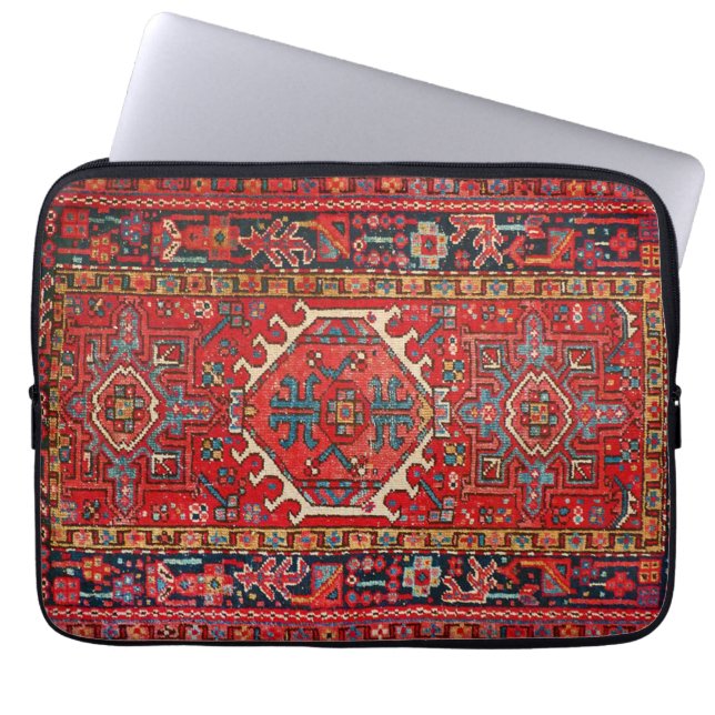Oriental Persian Turks tapijttapijt Laptop Sleeve (Voorkant)