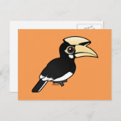 Oriental Pied Hornbill Briefkaart (Voorkant / Achterkant)