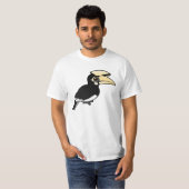 Oriental Pied Hornbill T-shirt (Voorkant volledig)