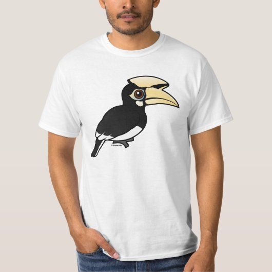 Oriental Pied Hornbill T-shirt (Voorkant)