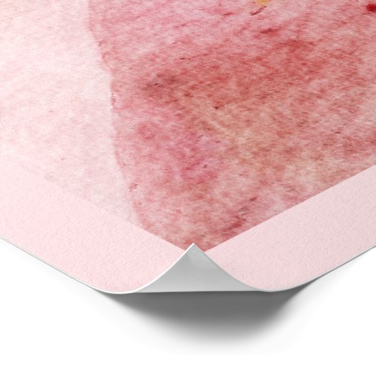 Oriental Pink Lily Poster (Hoek)