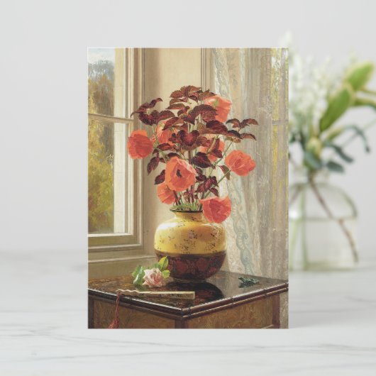 Oriental Poppy en Coleus | Jessica Hayllar (Staand voorkant)