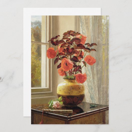 Oriental Poppy en Coleus | Jessica Hayllar (Voorkant / Achterkant)