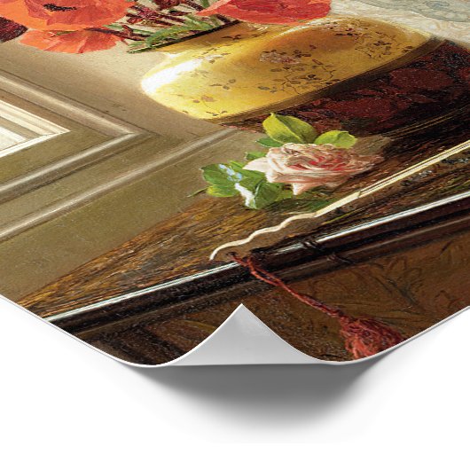 Oriental Poppy en Coleus | Jessica Hayllar Poster (Hoek)