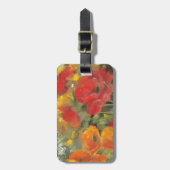 Oriental Poppy Field Bagagelabel (Voorkant verticaal)