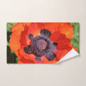 Oriental Poppy Flower Bad Handdoek (Handdoek)
