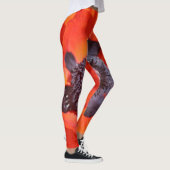 Oriental Poppy Flower Leggings (Rechts)