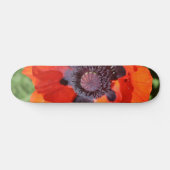 Oriental Poppy Flower Persoonlijk Skateboard (Horizontaal)
