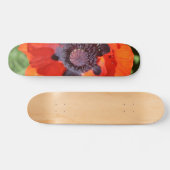 Oriental Poppy Flower Persoonlijk Skateboard (Horizontaal)