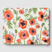 Oriental Poppy Flowers Vacation Rental Gastenboek (Achterkant)