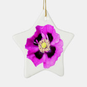 Oriental Poppy ornament star white (Rechts)