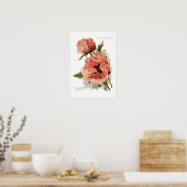 Oriental Poppy (Papaver orientale) Poster (Keuken)