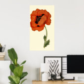 Oriental Poppy Poster (Thuiskantoor)