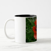 Oriental poppy    tweekleurige koffiemok (Links)