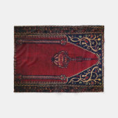 Oriental Prayer Rug design no2 - Moskemotif Fleece Deken (Voorkant (Horizontaal))