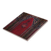 Oriental Prayer Rug design no2 - Moskemotif   Tegeltje (Zijkant)