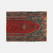 Oriental Prayer Rug-ontwerp - Moskee-motief Fleece Deken (Voorkant (Horizontaal))