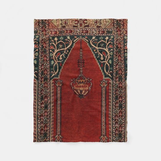 Oriental Prayer Rug-ontwerp - Moskee-motief Fleece Deken (Voorkant)