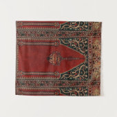 Oriental Prayer Rug-ontwerp - Moskee-motief Wandkleed (Voorkant (horizontaal))