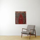 Oriental Prayer Rug-ontwerp - Moskee-motief Wandkleed (In situ)