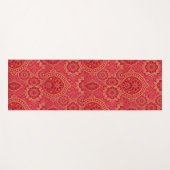 ORIENTAL Red Golden Pattern - Yoga Mat (Voorkant (horizontaal))